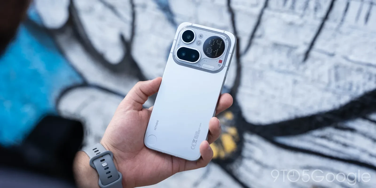 Nothing Phone 4a Pro smartphone showing the brand's minimalist design