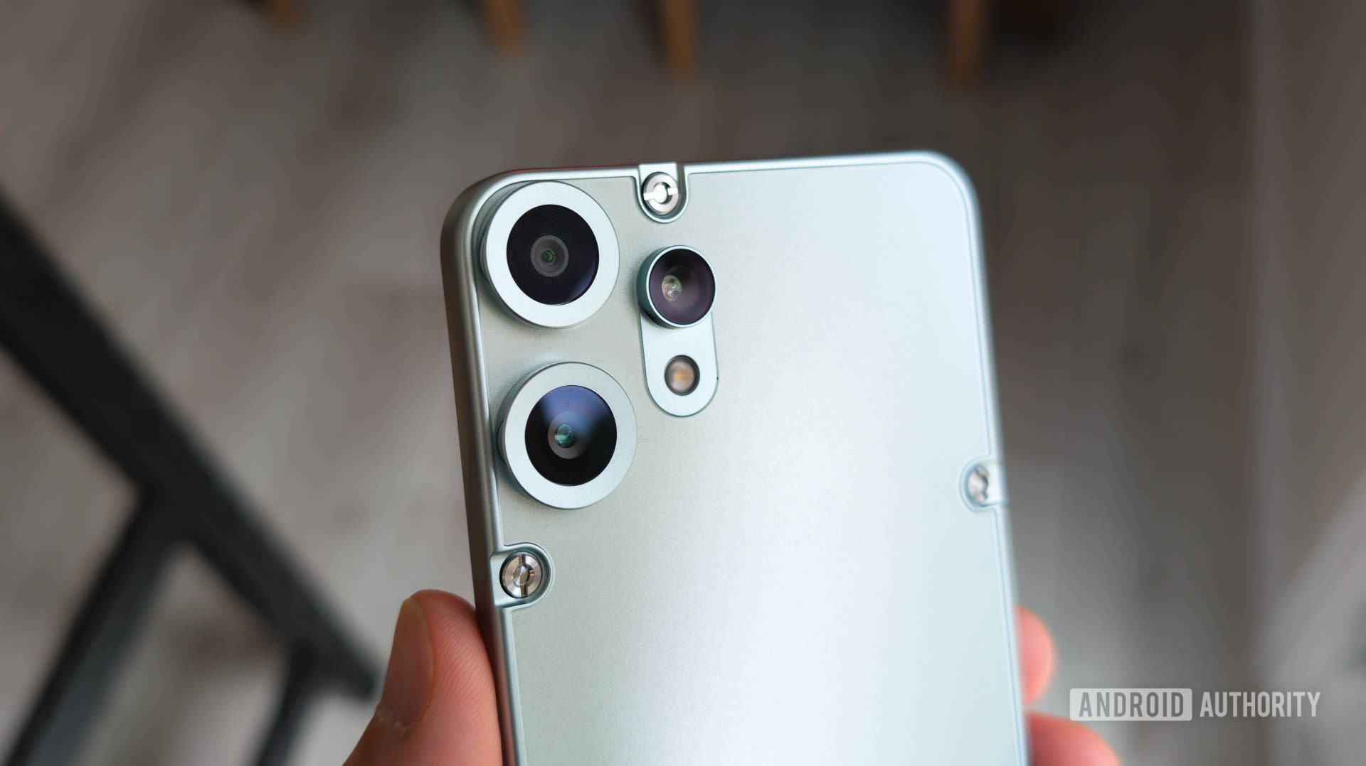 CMF Phone 2 Pro showing three rear cameras in orange